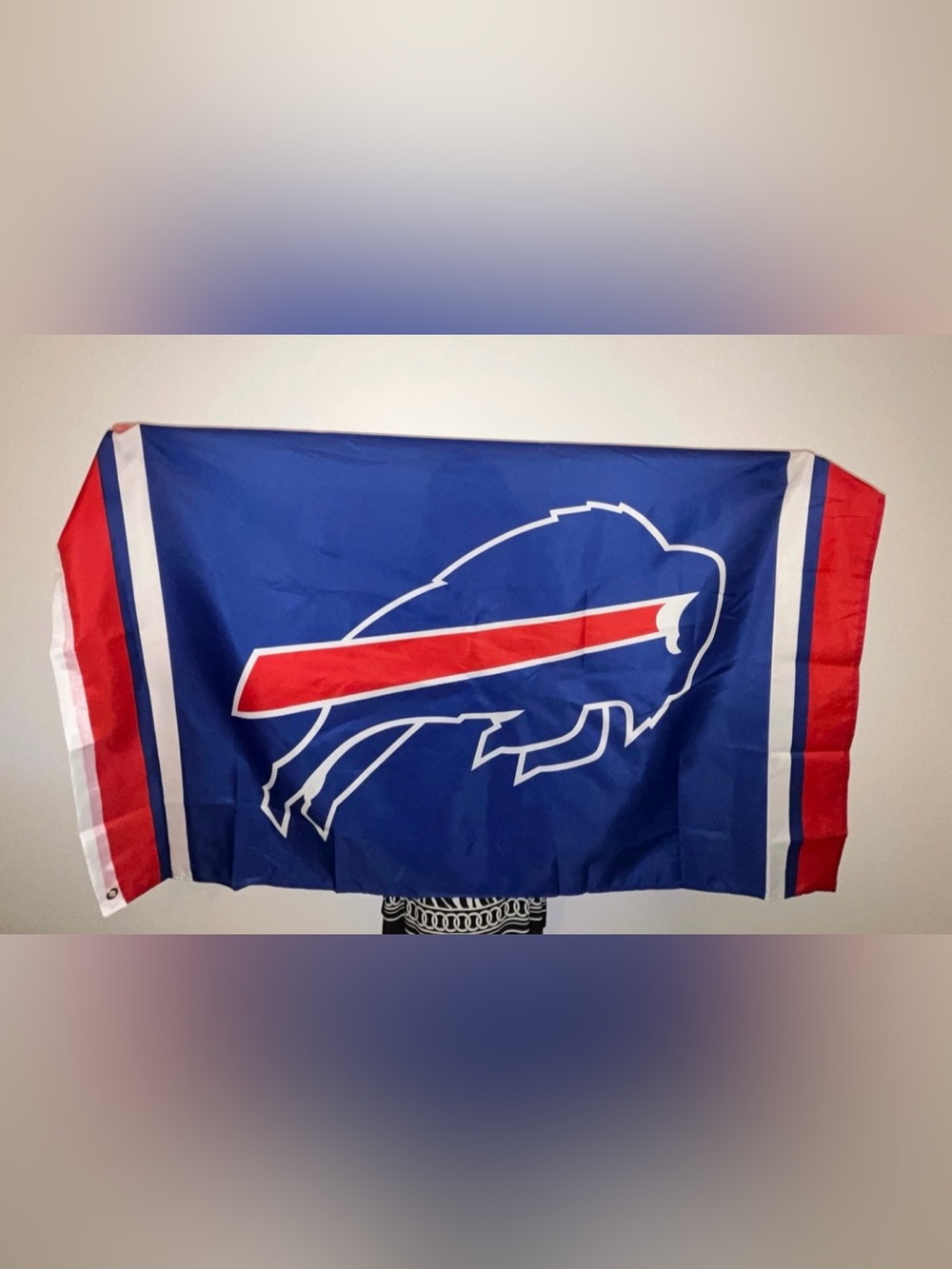 Buffalo Bills Flag Banner 3x5 Blue Red Logo Grommets